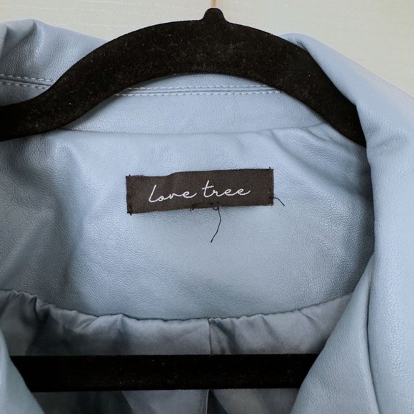 Blue Moto Jacket | Silver Hardware  | Light Spring Jacket | US L - Picture 5 of 6